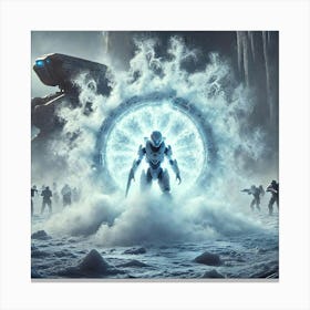 Tundra Manipulator Frozen Veil Canvas Print