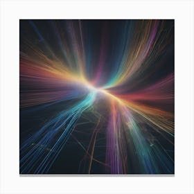 Abstract Space Background 4 Canvas Print