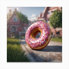 Donut Canvas Print