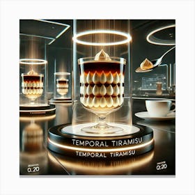 Temporal Tiramisu Scifi Canvas Print