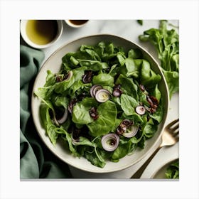 Salad With Walnuts Canvas Print