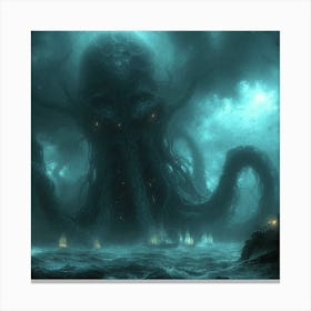 Octopus Canvas Print