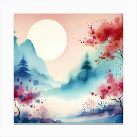 Asian Landscape Painting 32 Canvas Print