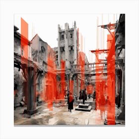 Ruins Of A City 3 Canvas Print