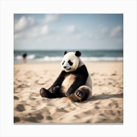 The Lonely Panda Canvas Print