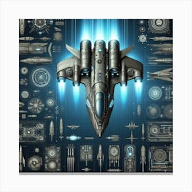 Spaceship 56 Canvas Print