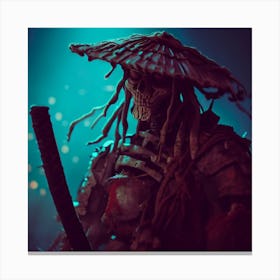 Zombie Warrior 3 Canvas Print