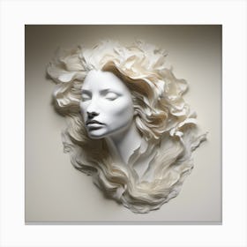 Paper Sculptures Canvas Print