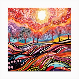 Abstract Landscape Painting 2 Canvas Print