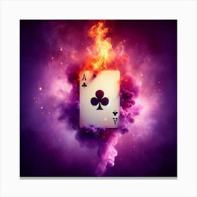 Ace Of Spades Canvas Print