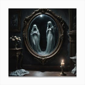 Ghost Sisters Canvas Print