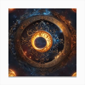 Circle Of Stars Canvas Print