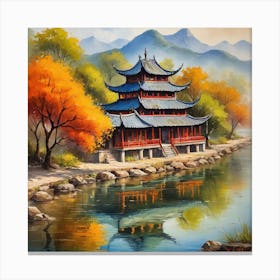 Chinese Pagoda 5 Canvas Print
