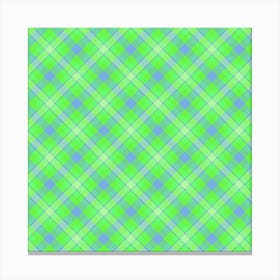 Plaid Fabric 188 Canvas Print