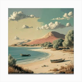 Aegean Sea Canvas Print