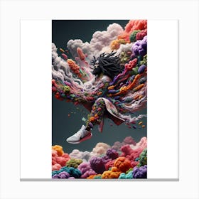 Psychedelic flow 2 Canvas Print