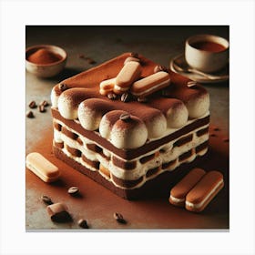 Chocolate Cake 2 Canvas Print