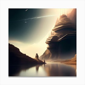 Spaceship Canvas Print