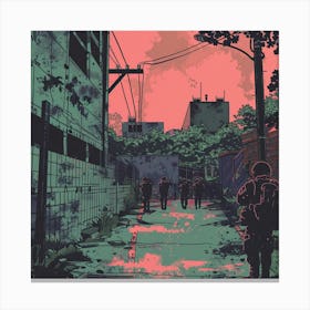 Street Scene 3 Canvas Print