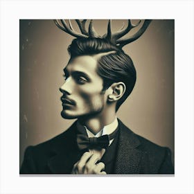 Deer Antlers Canvas Print