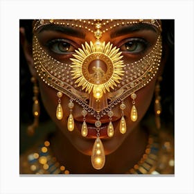 Luxurious Jewelry Inspired By Egyptian Mythology Sparkling Under The Sun 1 Canvas Print