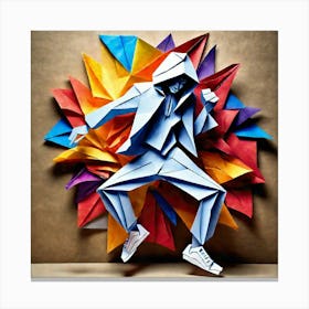 Origami Dancer 110 Canvas Print