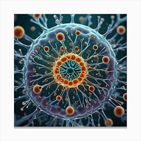 Human Cell 10 Canvas Print