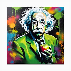 Albert Einstein 4 Canvas Print