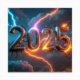 2025 New Year Stampe su tela