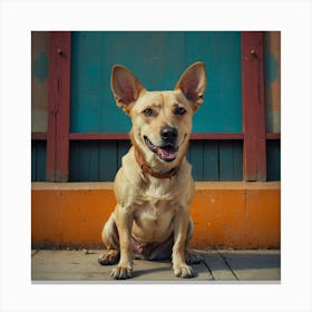 Portrait Of A Dog 7 Canvas Print