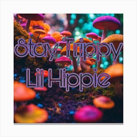 Stay Trippy Lil Hippie Canvas Print