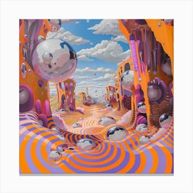 Psychedelic World Canvas Print