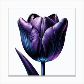 Purple Tulip Canvas Print