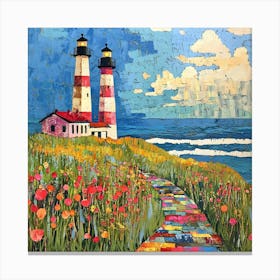 Contemporary Lighthouse 1 Canvas Print