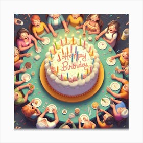 Happy Birthday Canvas Print