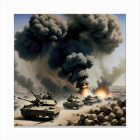 Iraq War 7 Canvas Print