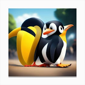 Penguins Canvas Print