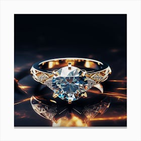 Engagement Ring 4 Canvas Print