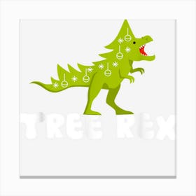 Tree Rex Christmas Xmas X Mas Men Women Canvas Print