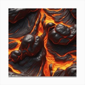 Lava Flow 25 Canvas Print