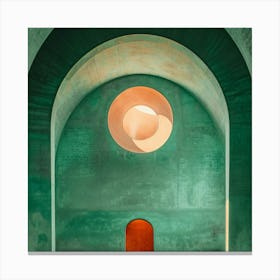 Arched Window Canvas Print