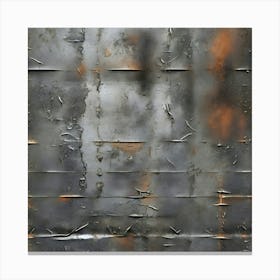 Abstract Grunge Metal Pattern 18 Canvas Print