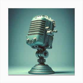 Vintage Microphone 1 Canvas Print