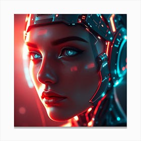 Futuristic Woman 1 Canvas Print