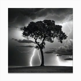Lightning Tree 5 Canvas Print