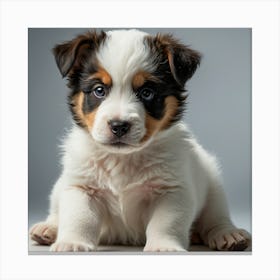 Puppy Portrait Canvas Print