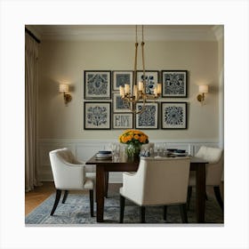 Formal Dining Room 1 Canvas Print