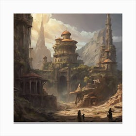 Fantasy City 115 Canvas Print