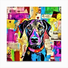 A Doggy World - Canine K9 Canvas Print