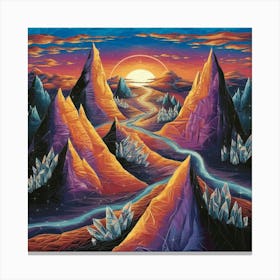 Mountain Landscape Canvas Print